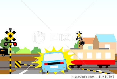 Railroad crossing accident 10619161