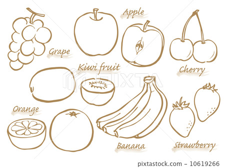Food fruit drawing Food fruit drawing 10619266