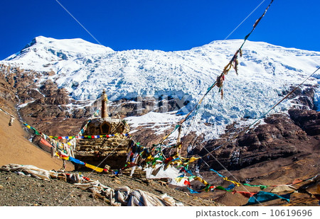 Tibet scene- Plateau glacier- Kanola 10619696