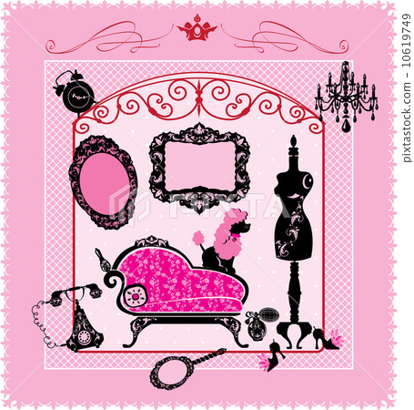 Princess Room - illustration for girls Princess Room - illustration for girls 10619749