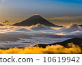Gold cloud and Mount Fuji 10619942