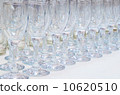 lots of stemwares on buffet table 10620510