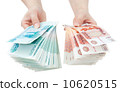 hands offer Russian money 10620515