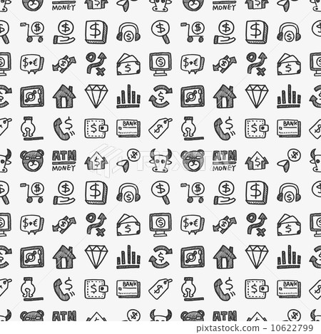 seamless doodle financial pattern seamless doodle financial pattern 10622799