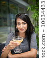 Asian Beauty having wine 10634433