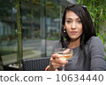 Asian Beauty having wine 10634440