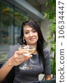 Asian Beauty having wine 10634447