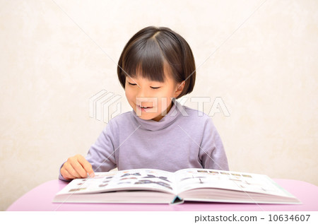 A girl who reads 10634607