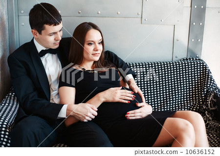 Young beautiful family is waitng a baby 10636152