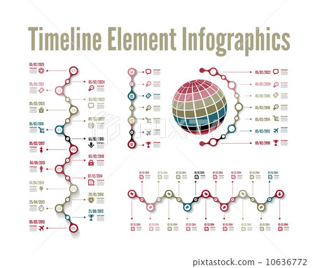 Timeline infographic 10636772
