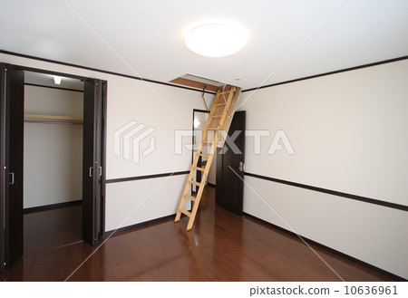 A Western-style room with Gurunie (a ladder in the attic storage) 10636961