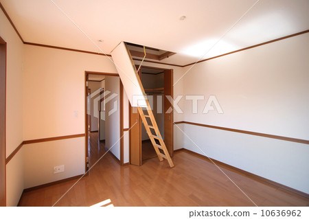與Gurunie（閣樓存儲中的梯子）的西式圖像 10636962