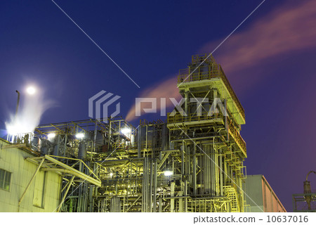 Industrial area night view (Keihin industrial area) 10637016