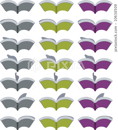 Animation animation turning over the book page 10638509