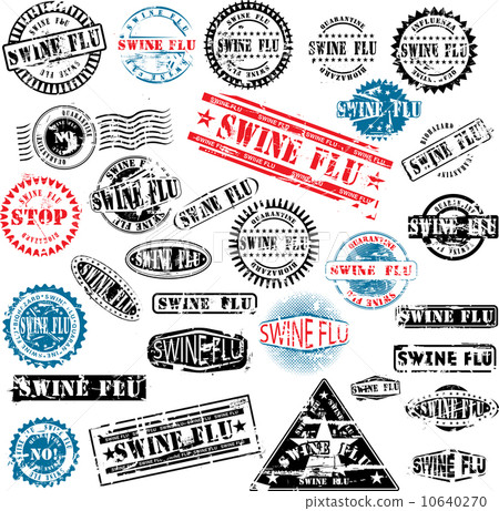 Ruber_stamps_SwineFlu_grunge 10640270