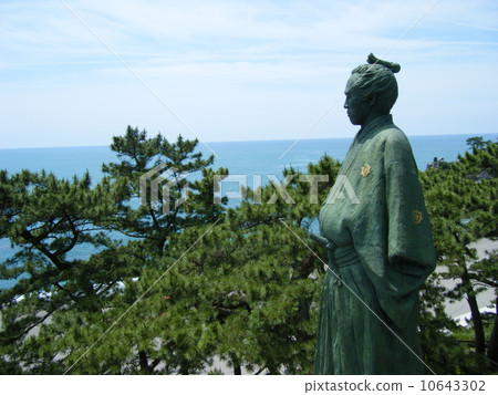 Ryoma雕像在Keihin 10643302