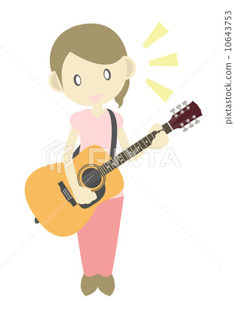 Understanding women playing acoustic guitar 10643753