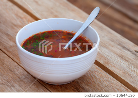 Kharcho. Spicy Georgian meat and vegetable soup. 10644150