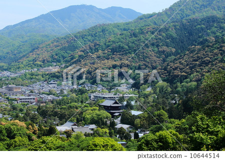 京都南禪寺和東山遠景 10644514