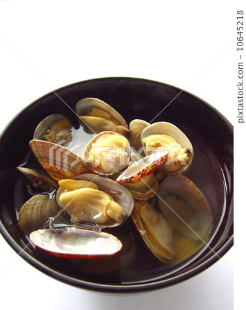 美味的蛤蜊味噌湯 10645218