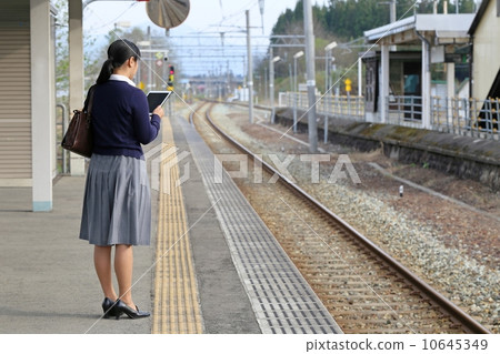 Waiting for train Waiting for train 10645349