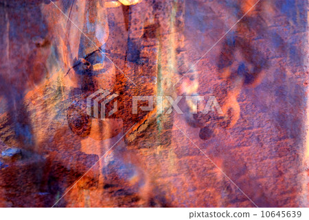 Rusted machine with multiple exposure Rusted machine with multiple exposure 10645639