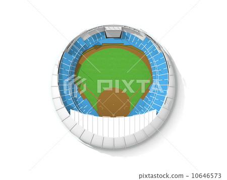 Baseball Stadium - Stock Illustration [10646573] - PIXTA