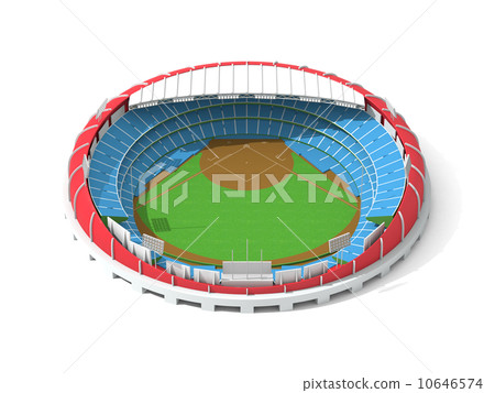 Baseball Stadium - Stock Illustration [10646574] - PIXTA