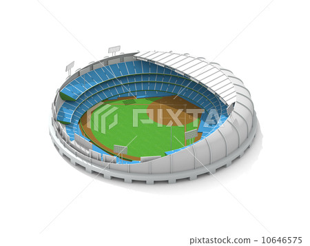 Baseball Stadium - Stock Illustration [10646575] - PIXTA