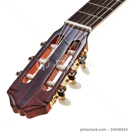 headstock of classical guitar close up headstock of classical guitar close up 10646833