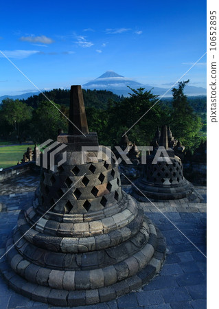 Borobudur is a 9th-century Mahayana Buddhist Temple in Magelang, Central Java, Indonesia. Borobudur is a 9th-century Mahayana Buddhist Temple in Magelang, Central Java, Indonesia. 10652895