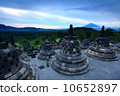 Borobudur is a 9th-century Mahayana Buddhist Temple in Magelang, Central Java, Indonesia.  10652897