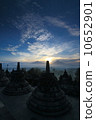 Borobudur is a 9th-century Mahayana Buddhist Temple in Magelang, Central Java, Indonesia.  10652901