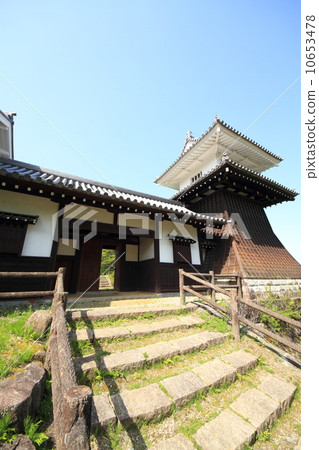 May Gifu Iwamura Castle·House Lord daiko drum tower and Omotesamon 10653478