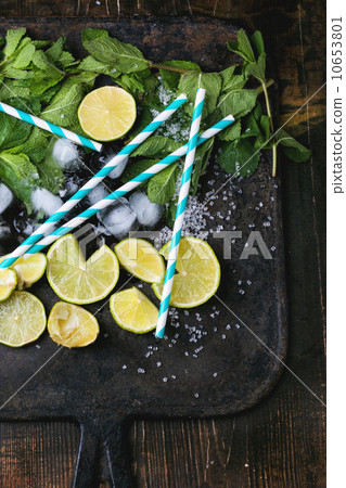 Ingredients for mojito 10653801