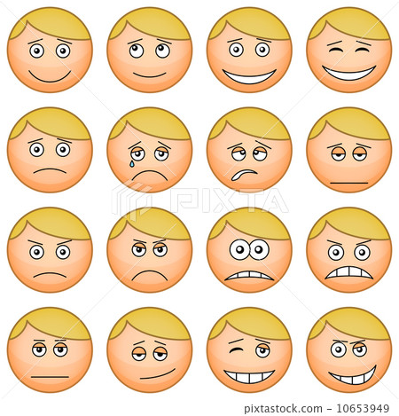 Smilies round, set Smilies round, set 10653949