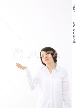 To raise one hand 10654968
