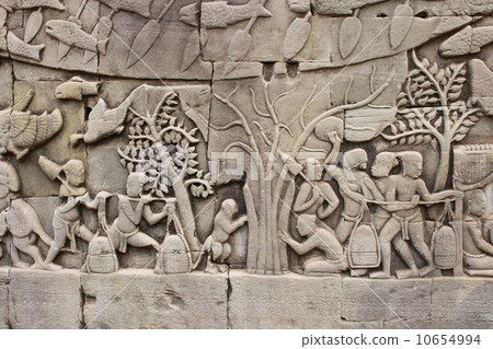 Angkor Thom's relief 10654994