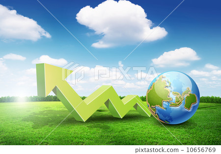 earth, globe, arrow 10656769