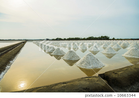 Salt pan scene in Thailand3 Salt pan scene in Thailand3 10663344