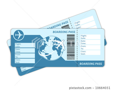 Blank plane tickets Blank plane tickets 10664031