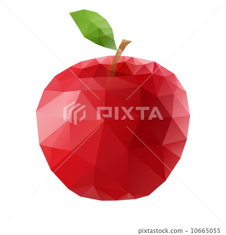 Polygonal apple Polygonal apple 10665055