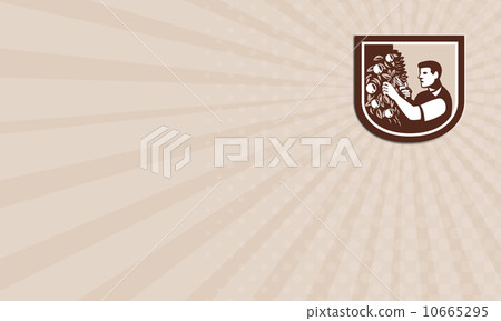 Business Card Grower Orchardist Gardener Pruning Tree 10665295