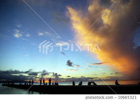 Okinawa Taketomijima west pier 10665321