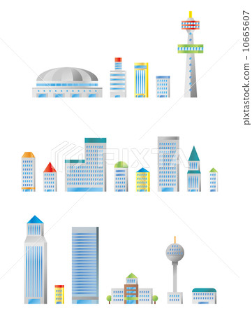 建築樓宇建築群 10665607