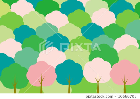 Mori Spring image - Stock Illustration [10666703] - PIXTA