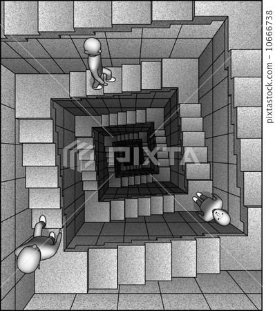 Upside down stairs (enlarged remake version) 10666738