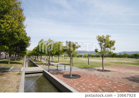 有水道的防災公園 10667928