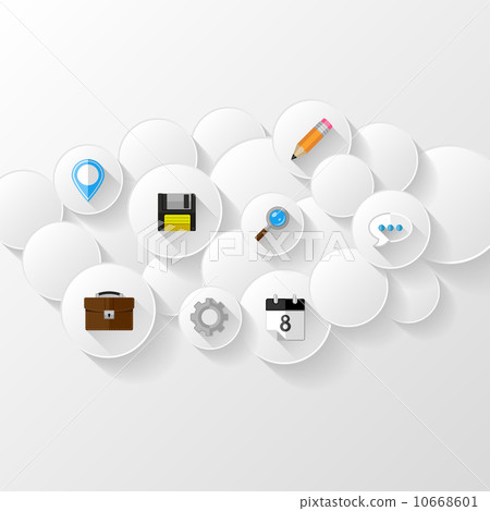 Abstract background. Cloud storage concept. Flat design. Vector illustration. Abstract background. Cloud storage concept. Flat design. Vector illustration. 10668601