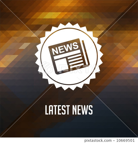 Latest News on Triangle Background. 10669501